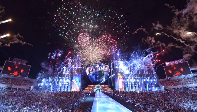 The explosive WrestleMania 33 set