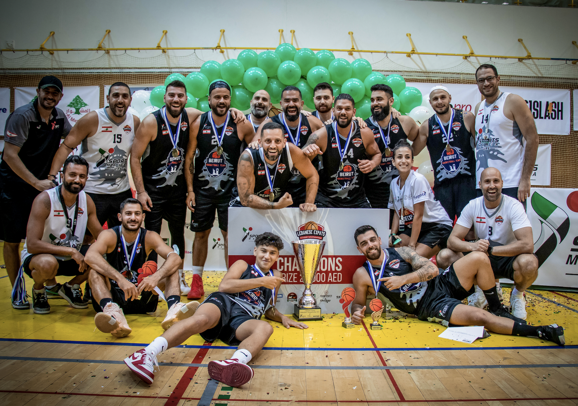 فريق بيروت يفوز ببطولة دبي لكرة السلة للمغتربين 2021