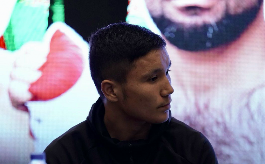 In the zone: Dubai-based boxer Hasibullah Ahmadi is fighting for his first title