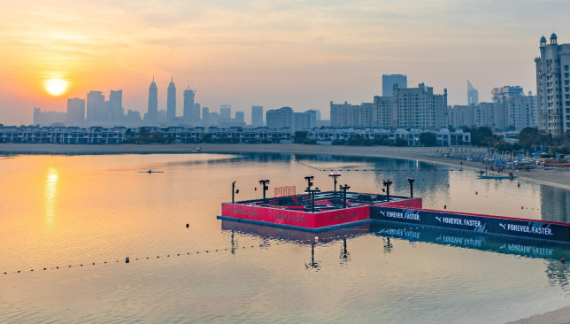 Puma launches floating football pitch in the Palm Jumeirah