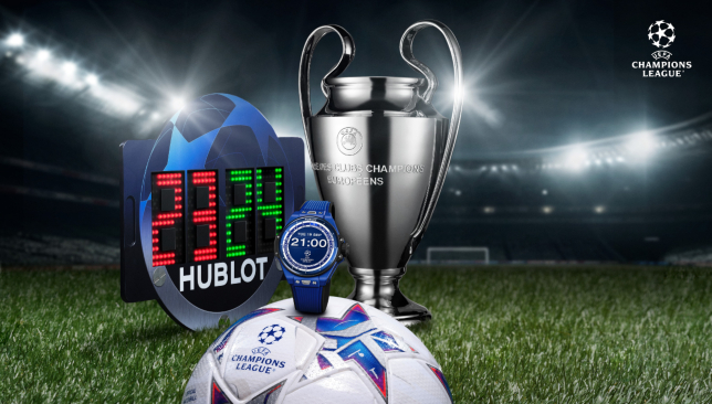 Hublot celebrates Champions League draw with new Big Bang e