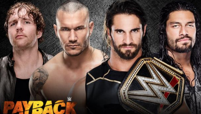 Relive Wwe Payback 2015 Seth Rollins C Vs Roman Reigns Vs