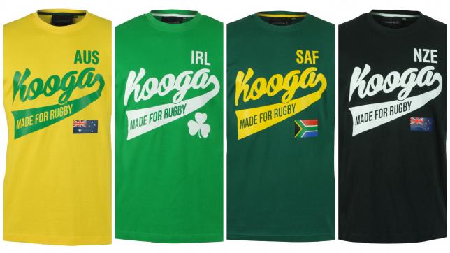Kooga Italy International Rugby Logo T-Shirt