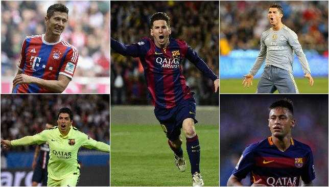 Robert Lewandowski, Cristiano Ronaldo i Leo Messi – porównanie